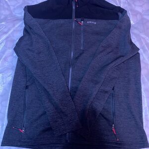 Orvis Gray Full-Zip Jacket